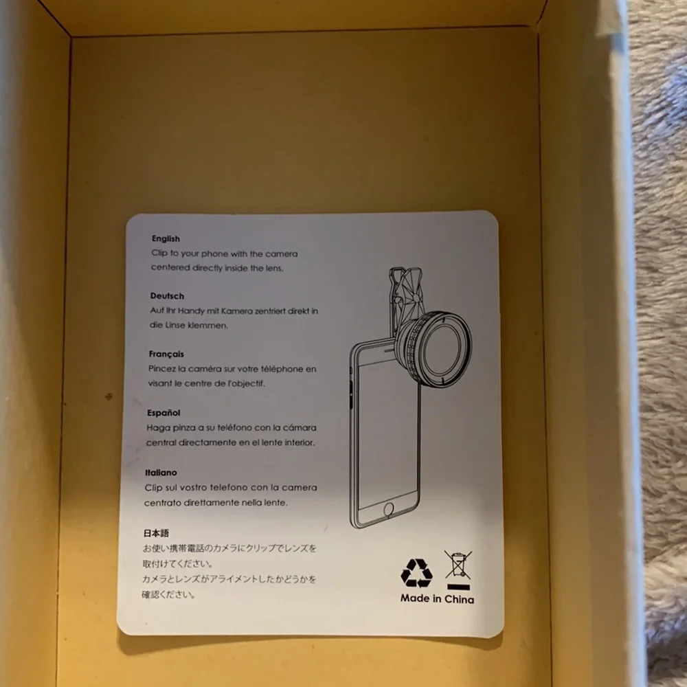 Aukey 2 in 1 wide angle lens/macro lens